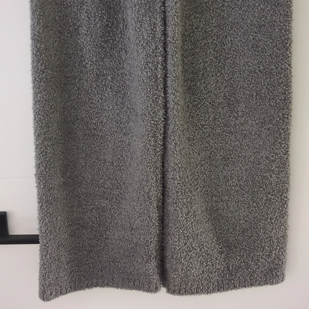 SKIMS Cozy Cabin Knit Wide Leg Athleasure Comfy Launge Gray Women's Pants L/XL - Picture 5 of 9